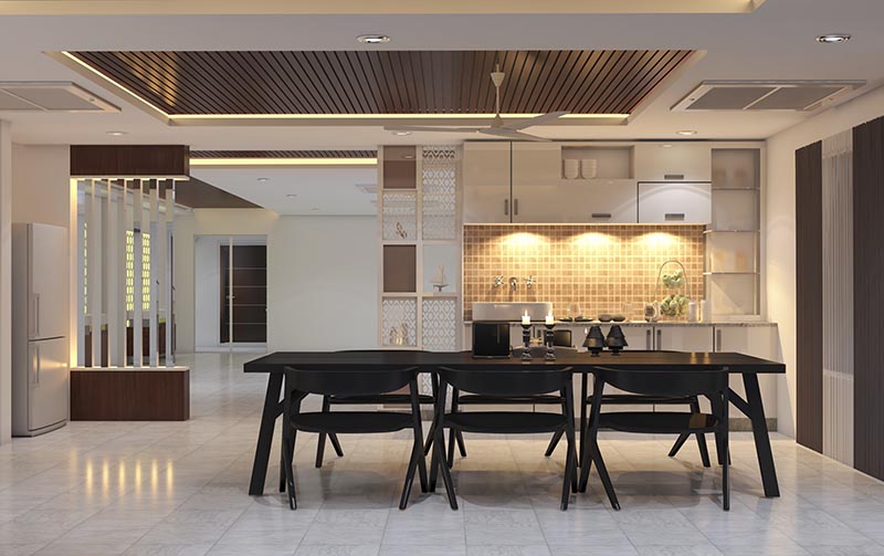 Dining Room Interior – Uday Residence