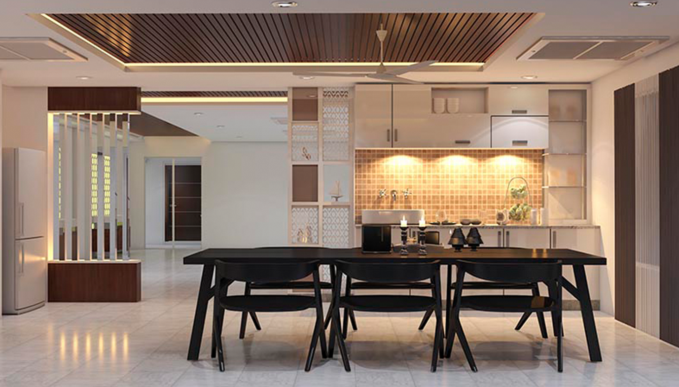 Dining Room Interior - Uday Residence - Ovation