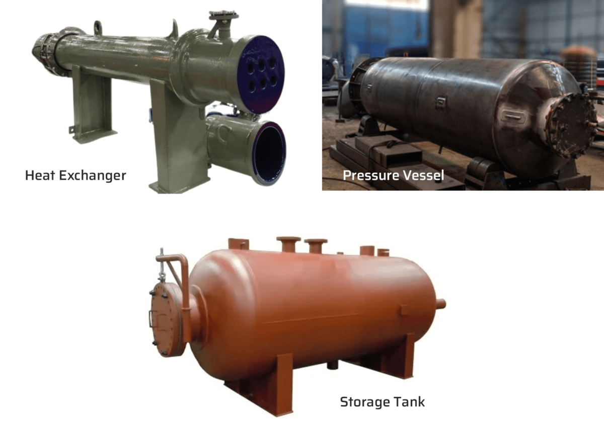 Heat Exchanger,Pressure vessel, Storage tank